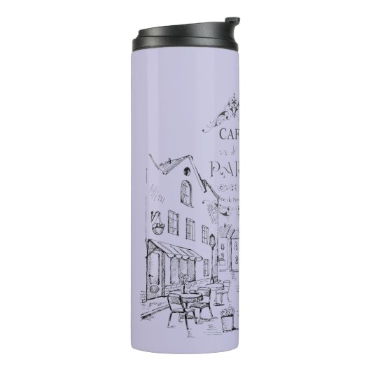 Cafe Paris Thermal Tumbler Thermosbecher (Nach links gedreht)