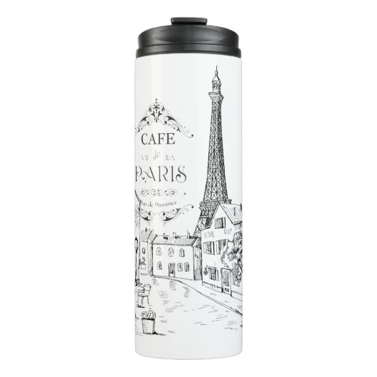 Café Paris Thermosbecher (Vorderseite)
