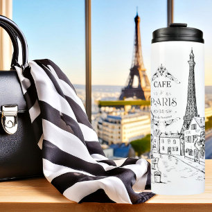 Café Paris Thermosbecher