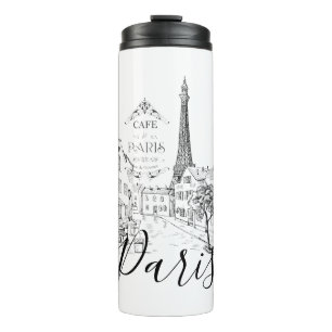 Café Paris Thermosbecher
