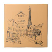 Café Paris Tile Fliese (Vorderseite)