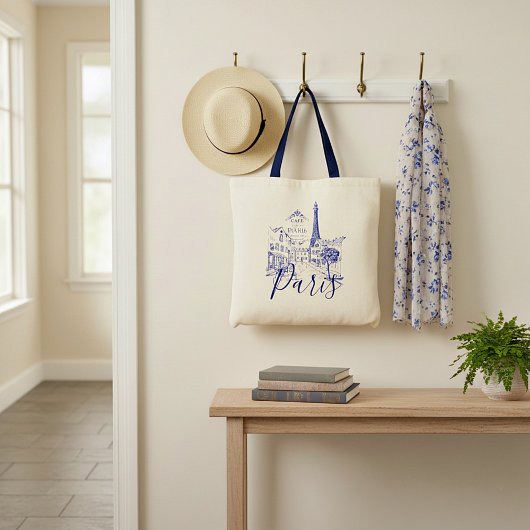 Café Paris Tote Bag Tragetasche