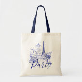 Cafe Paris Tragetasche (Vorne)