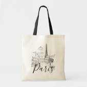Cafe Paris Tragetasche (Vorne)
