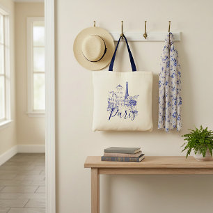 Cafe Paris Tragetasche