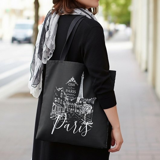 Cafe Paris Tragetasche Tasche