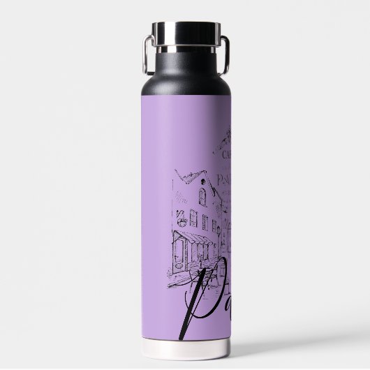 Café Paris Trinkflasche (Vorne)