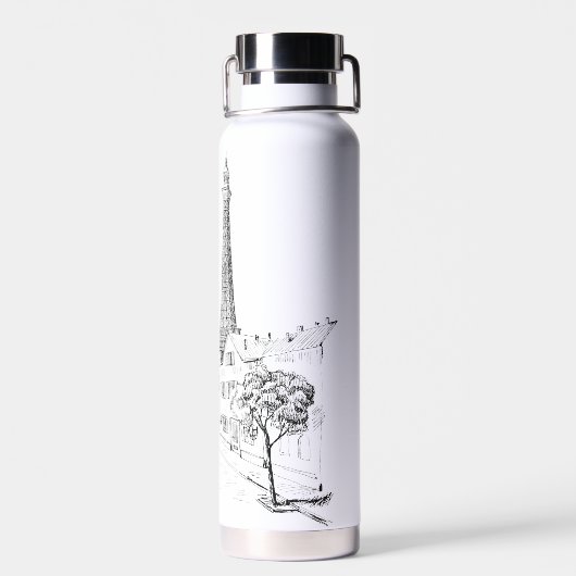 Café Paris Trinkflasche (Rückseite)