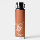 Café Paris Wasserflasche Trinkflasche (Rückseite)