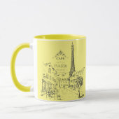 Cafe Paris Zwei-Tone-Tasse Tasse (Links)