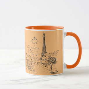 Cafe Paris Zwei-Tone-Tasse Tasse
