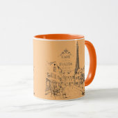 Cafe Paris Zwei-Tone-Tasse Tasse (VorderseiteRechts)