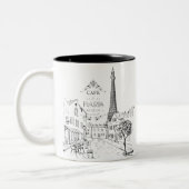 Café Paris Zweifarbige Tasse (Links)