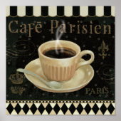 Cafe Parisien Poster (Vorne)