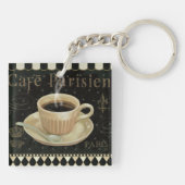 Café Parisien Schlüsselanhänger (Rückseite)