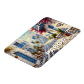 Cafe Paros Greece Islands Travel Magnet (Linke Seite)