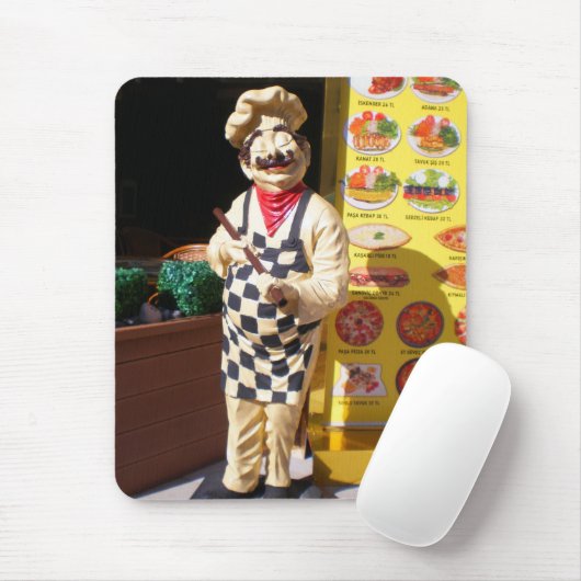 Cafe Pasa Kebap in Kemer. Truthahn Mousepad (Mit Mouse)