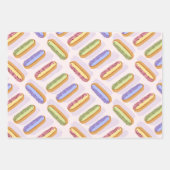 Cafe Pastries und Lattes Geschenkpapier Set (Vorderseite 2)