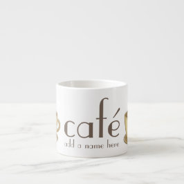 Café Personalisiert Espresso Cup Espressotasse
