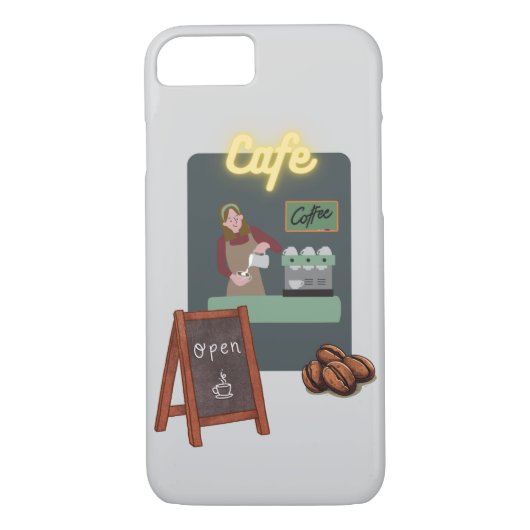 Cafe phone case (Rückseite)