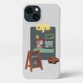 Cafe phone case iPhone 13 hülle