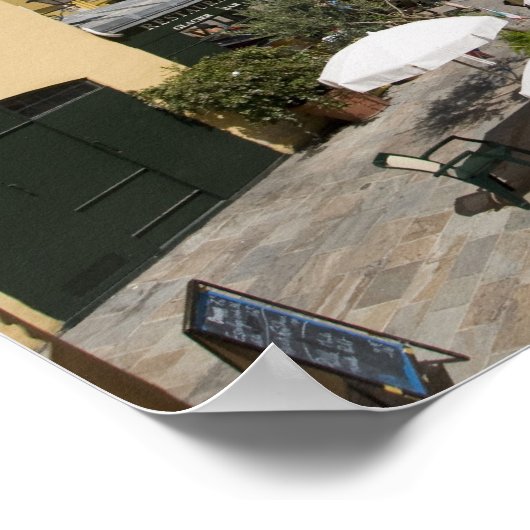 Café, Place de l'Eveche, Grasse, Poster (Ecke)