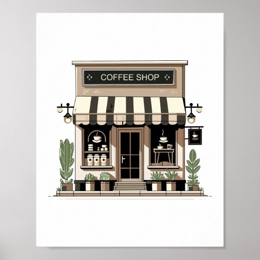 Café Poster (Vorne)