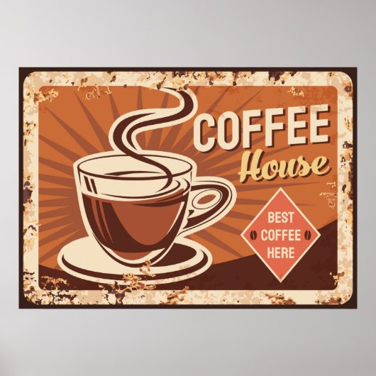Café Poster (Vorne)