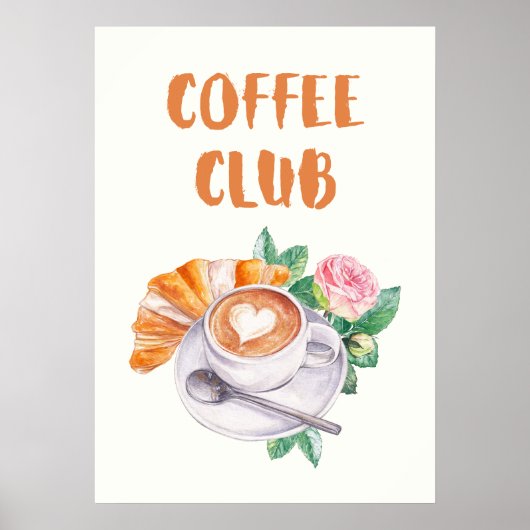 Café Poster (Vorne)