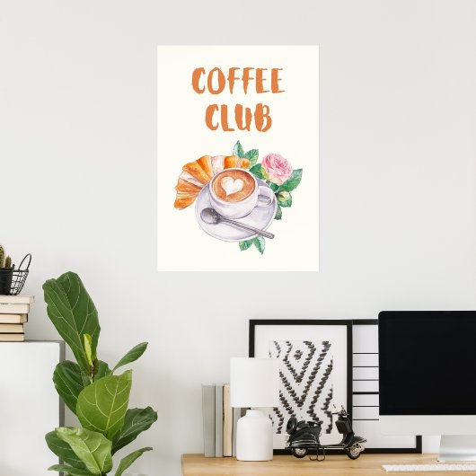 Café Poster (Heimbüro)
