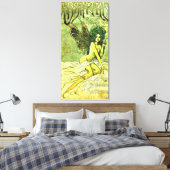 Café Poster c1885 Leinwanddruck (Insitu (Schlafzimmer))