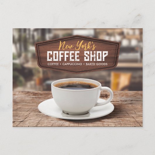 Café Postkarte (Vorderseite)