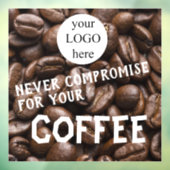 Cafe Promotional Quote Fensteraufkleber (Blatt 3)