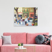 Café Provence Leinwanddruck (Insitu (Wohnzimmer))