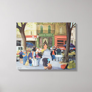 Café Provence Leinwanddruck