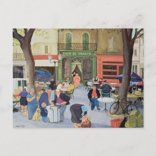 Café Provence Postkarte (Vorderseite)