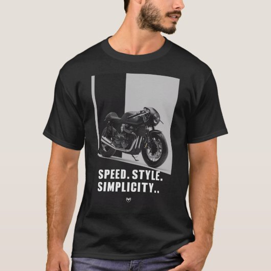 Café Racer Cool T-Shirt (Vorderseite)