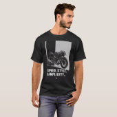 Café Racer Cool T-Shirt (Vorne ganz)