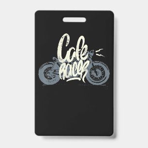 Cafe Racer-Geschenk für Motorradliebhaber Ausweis