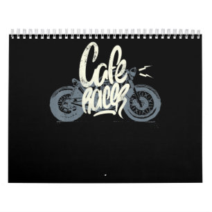 Café Racer Geschenk für Motorradliebhaber Kalender