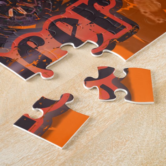 Cafe Racer Motorrad Puzzle (Seite)