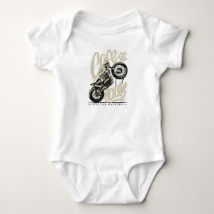 Cafe Racer Oldtimer-Motorrad Baby Strampler