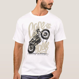 Cafe Racer Oldtimer-Motorrad T-Shirt