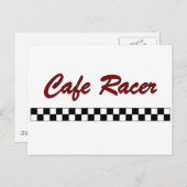 Cafe Racer Postkarte (Vorne/Hinten)