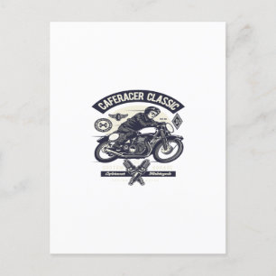 Cafe Racer Rider Classic Postkarte