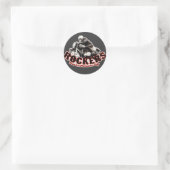 Cafe Racer Runder Aufkleber (Tasche)