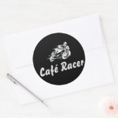 Café Racer Runder Aufkleber (Umschlag)