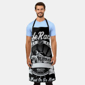 Cafe Racer Schürze (Getragen)