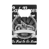 Cafe Racer Stainless Steel Bottle Opener Geldbeutel Flaschenöffner (Rückseite)