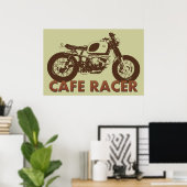 Cafe Racer Vintag Poster (Heimbüro)